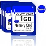5pcs 1GB SD Cards Security Digital Memory Card with High Speed Compatible with Cameras Camcorders Computers Car Readers and Other SD Card Compatible Devices