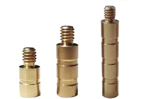 MILAEM 25 Grain 50 Grain 100 Grain Vis de Poids Laiton Pointe de flèche Pointe de Poids supplémentaire Cuivre pour la Chasse au tir à l'arc