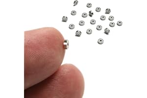 HOGGY 20 x micro cuscinetto 681ZZ, mini cuscinetti 1 x 3 x 1 mm. Bearing 681 ZZ. 20 cuscinetti piccoli 681z di precisione per artigianato e invenzioni. 3 mm di diametro esterno, 1 mm interno