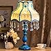 Produktbild HLL Führte Kreative Mode Metall Keramik Tischlampe Schreibtisch Lampe und Retro Dekorative Lichter Nachttisch Beleuchtung/Beleuchtung Leuchten mit Stoff Schatten, Wohnzimmer Schlafzimmer Hotel Re