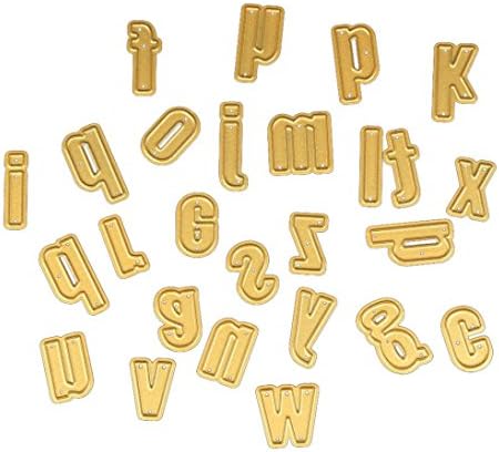 Youngnet Lowercase Letters Cutting Dies for Card Making
