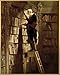 Produktbild Carl Spitzweg Poster Kunstdruck und Kunststoff-Rahmen - Der Bücherwurm, 1850 (50 x 40cm)