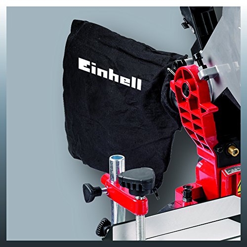 Einhell Kapp Gehrungssäge TE-MS 2112 L (1400 W, Sägeblatt Ø 210 mm, Schnittbreite 120 mm, schwenkbarer Sägekopf, Laser, LED-Licht) - 8
