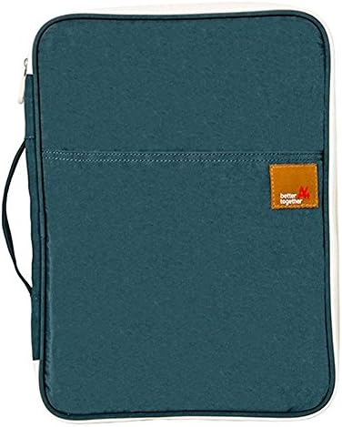 Yiuswoy Mulit-Purpose Files Organizer A4 Documents Bag Travel Passport Holder Wallet Travel Electronics Cable Organiser Case Business Portfolio Case - Blue