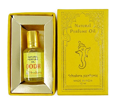 Chakra Natural Perfume Oodh Oil Fragrance 100% Pure Natural Perfume Oil 10ml