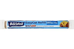 BACOFOIL 3 x Easy Cut Refill Kitchen Foil 300mm, 15m