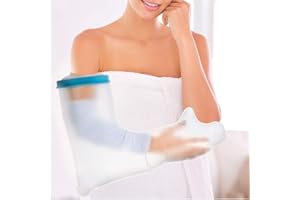 AGLTP Doact Duschschutz Fuß Gipsschutz Fuß Wasserdicht Bein, Gips Duschschutz Bein, Verbandschutz Fuß Beinprotektoren Wasserdichter Fuss, Gipsschutz Duschen für Erwachsene - 11"/28cm (63.5cm/Hand)