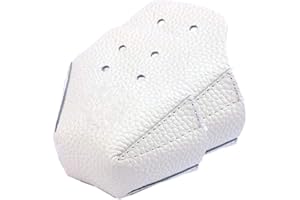 CACACOOK Protectores de puntera de piel sintética con 4 agujeros para patines de ruedas, resistentes al desgaste, pueden reducir la amortiguación, 1 par
