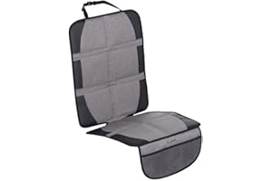 JANE Jané Protector Asiento Coche Silla Bebé, Universal, Compatible Isofix, Organizador con Bolsillos, Impermeable, Antimanchas, Seguro