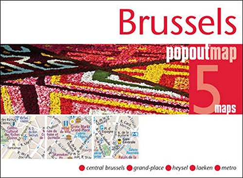 Preisvergleich Produktbild Popout Map Brussels (Popout Maps)