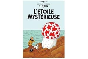 Póster Moulinsart álbum de Tintín: La estrella misteriosa 22090 (70x50cm)