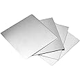 RINGGLO Pure Tin Sheet,Tin Plate,5X100X100 MM, 1 Piece High-Purity Sn≥99.99% for Scientific Research Experiments,3mm
