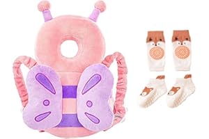 Bambebe Baby Kopfschutz Kissen Infant Sicherheit Pads Rückenprotektor Baby Sicherheit Baby Rucksack Kleinkinder Kopfstützen-Rückenschutzkissen