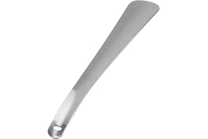 Omabeta Calzador Profesional de Acero Inoxidable con Mango Largo, Cuerno de Metal, Zapatos de Cuerno, Levantador de Zapatos, para Hombres, Mujeres, Ancianos, Ancianos