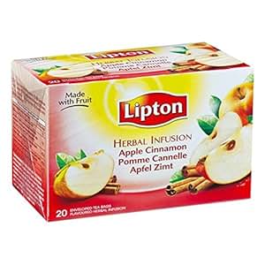 LIPTON - APFEL ZIMT - 6 x 20 Teebeutel (gesamt:120 st ...