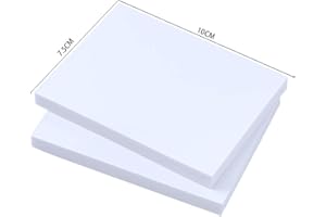 ANNWAH 100 Sheets Disposable Dental Mixing Pads for Dental Repairs & Fillings Material, Poly Coated Dental Glass Ionomer Mixing Pad Cement Powder Mixing Pads