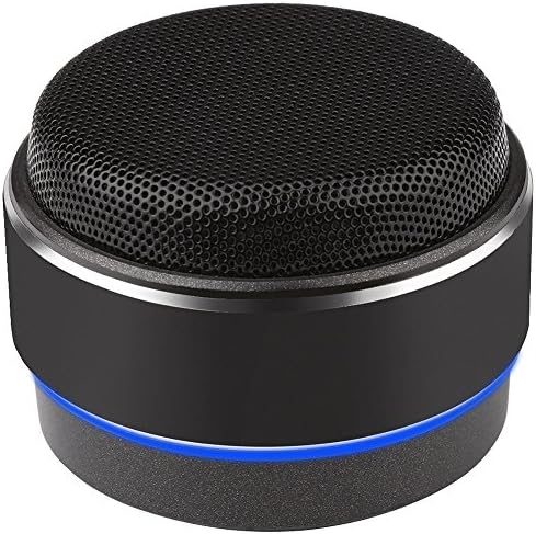 Portable Bluetooth Speaker,Hcman Mini Wireless Stereo Speakers with Hands Free Phone Calling Mic,Micro SD TF Slot,for iPhone,iPad,Samsung,etc (Black)