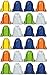 Produktbild Unsere Set von Kordelzug Taschen Rucksack für Erwachsene und Kinder PE Schule Schwimmen Mädchen Jungen Rucksack Party Swim Sack Gym Sport Outdoor Aktivitäten – Blau – Grün – Orange – Gelb – Grau – verschiedenen Farben