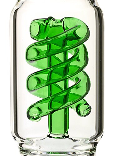 Grace Glass Bong mit grünem Spiral-Perc 37 cm – head&nature Bong-Kollektion - 2