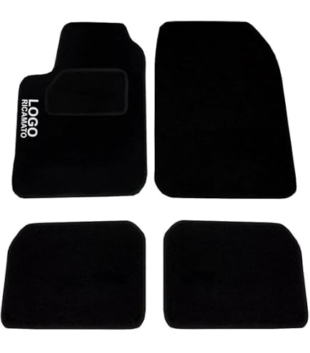 Tappetini Professionali Citroen Jumper III 2014- Nero Velluto 2pz