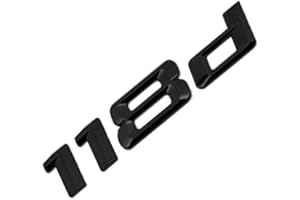 MCK Auto 118d nero lucido bagagliaio posteriore logo emblema Tuning per E81 E82 E87 E88 F20 F21 F52 HB2L1