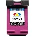 Produktbild AideMeng Remanufactured Ersatz für HP 302 XL Tintenpatronen (1 Schwarz,1 Farbig) Kompatibel zu DeskJet 1110 1115 2130 2132 3630 3632 3633 OfficeJet 3830 3831 3832 4651 4652 4654 Envy 4520 4521 4522 4527 4528 (1 Farbig)