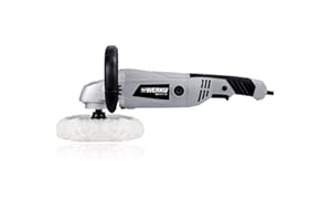 Werku WK402120, Pulidora Circular Rotorbital, Calidad Profesional, Potencia 1400 W, Disco 180 mm, Órbita 2 mm, Incluye Caperuza Pulido