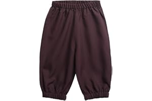 BPURB Disfraz Medieval Colonial para Niños del Siglo XVIII - Pantalones Coloniales Tamaño 7 8 10 12 14 16