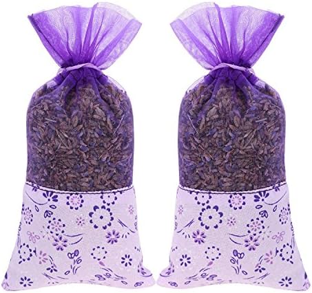 The Lavender Collection 2-Packs of 20 Grams AC-042 Lavender Moth Deterrent Sachets - Best Home and Office Gift Set - Natural Scent Fragrance Bags for Aromatherapy Drawers Nightstand and Wardrobe