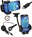 Produktbild Favory Universal KFZ PKW Auto Halterung für Nokia 7 Plus Dual SIM 360° drehbar - Halter Autohalterung | geignet auch mit Bumper - Case - Tasche - Hülle + USB-C KFZ LADEKABEL USB Typ C Kabel 12-24V