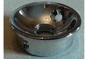 ZAMBELLI PLACCA JACK PLATE TELECASTER AD INCASSO CROMATA, COMPLETA DI VITI