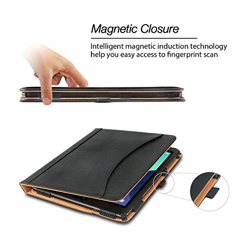 SPARIN Neu Apple ipad pro10.5 Hülle,Ultra Slim Leder Tasche Hülle Etui Schutzhülle Für ipad pro10.5 Case Cover Holder(Schwarz, Ultra Dünn) - 6