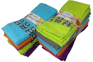 KIMBATEX TEXTIL HOGAR TIENDA Kimbatex Paños de Cocina Rizo 100% Algodón, Trapos de Cocina, 50x50 cm Muy Absorbentes, Suaves y Resistentes (Liso, 18)