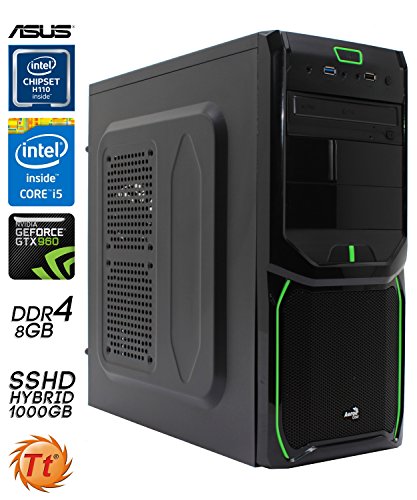 SNOGARD GAMER PC Intel® Core i5-6600 4x 3300MHz • 8GB DDR4-RAM • 1024GB SSHD • 3GB ASUS nVidia® GeForce GTX 1060 • DVD±RW • Gamer PC • Gaming Computer • Desktop PC • Gamer Rechner
