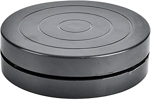 ‎AOUTECEN Aoutecen Kunststoff-Ton-Plattenspieler, Doppelseitig Drehbarer Drehständer Plattenspieler Weicher Ton-Plattenspieler Keramik für Kleine Gegenstände Handwerksprodukte