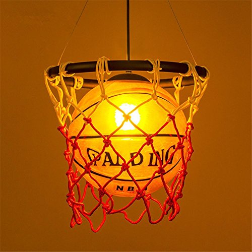 Preisvergleich Produktbild Retro Chandelier Led Basketball Pendelleuchten Akademie Lichter Kinderzimmer Schlafzimmer Lampen Beleuchtung Kinder , 1