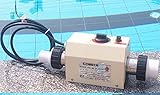 calentar agua piscina placas solares Peso: 3.5kg ParaCity piscina calentador 220 V 3 KW Eléctrico Agua Calefacción Termostato Spa/piscina calentadores