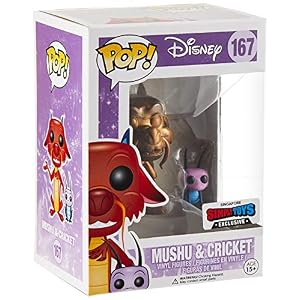 Funko Pop Mushu Dorado con Cri-Kee (Mulán 167) - Imagen 3
