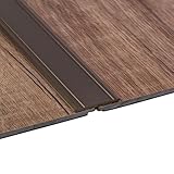  GedoTec Perfil de transición SUPER PLANA autoadhesiva Aluminio anodizado Carril de transición Perfil de suelo Ancho 30 mm 3 Colores 100 cm o 200 cm hecho en Alemania - Aluminio bronce elox, 100 cm