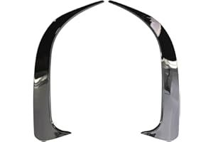 Nonuine Für Mercedes Für Benz W117 CLA 200 250 45 Für AMG 2014-2018 ABS Carbon Look Heckschürze Spoiler Air Vent Cover Side Canard (Farbe : Schwarz)