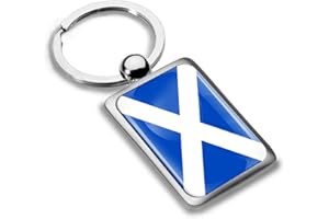 Biomar Labs® 3D metalowa flaga Szkocji brelok do kluczy akcesoria mężczyźni kobiety brelok prezent KK 242