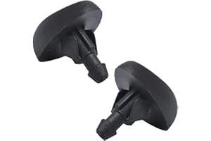 Almencla 2pcs Gicleur de Pompe Buse de Pulvérisation de Lave-Glace Buse d'Essuie-Glace Avant Buse d'Arrosage pour Citroen C3 / C3 Picasso Peugeot 106/207/308