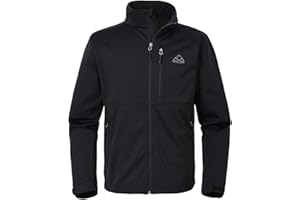 donhobo Mens Full Zip Fleece Lined Jacket Waterproof Hiking Jacket Outdooor Coats