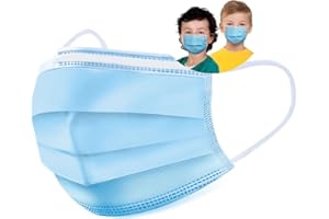 SUNDEER 50 sztuk medycznych ochraniaczy na zęby dla dzieci 100% Made in Italy EN14683 klasa I typ II BFE ≥ 99% maski chirurgiczne maski dziecięce