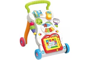 Blendra Baby Walker First Steps Baby Push Along Walker for Boys and Girls 6 Months+ with Detachable Drawing Board,Piano,Phone,Stroller Toddler Walker for Steps
