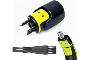 XUZOPIM Nasenhaartrimmer Ersatzklinge,O Blade Nasen, Ohren Und Augenbrauentrimmer Ersatzaufsatz,Kompatibel Mit Allen O Blade Modellen Hergestellt Mit Bürste
