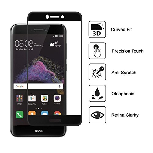 Asequible Cristal Templado para Huawei P8 lite 2017, Ancare [2-Pack]
Protector de Pantalla Vidrio Templado para Huawei P8 lite 2017,
Anti-Burbuja, Anti-Scratch, Fácil Instalación En línea