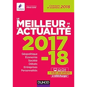Le meilleur de l'actualité 2017-2018 - Concours et examens 2018 Livre en Ligne - Telecharger Ebook