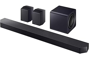 SAMSUNG Barre de Son HW-Q990F/ZF 2025 Dolby Atmos sans Fil, Q-Symphony, 11.1.4 canaux, SpaceFit Sound Pro et Compatible avec Les Assistants vocaux