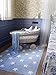 Lorena Canals Washable Rug (Blue Stars/White)